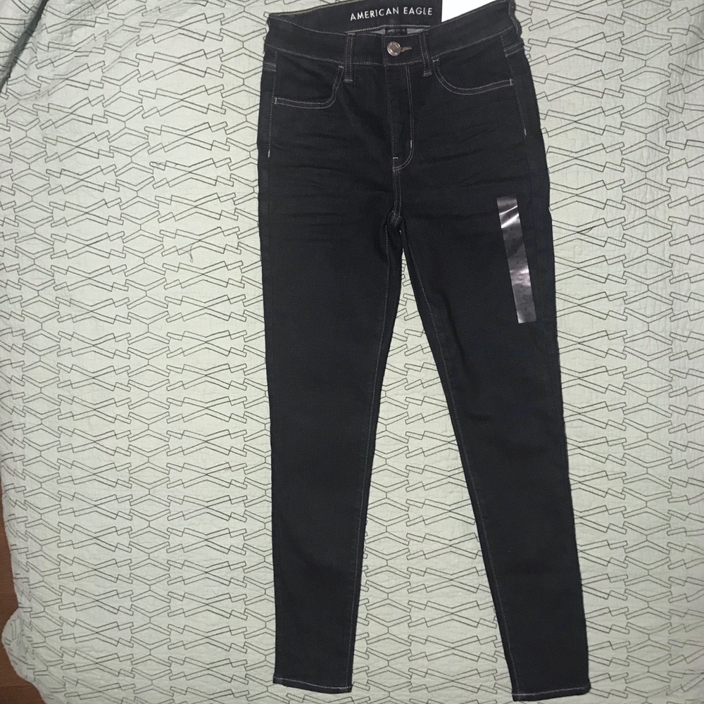 AE NWT high rise dark rinse jeggings